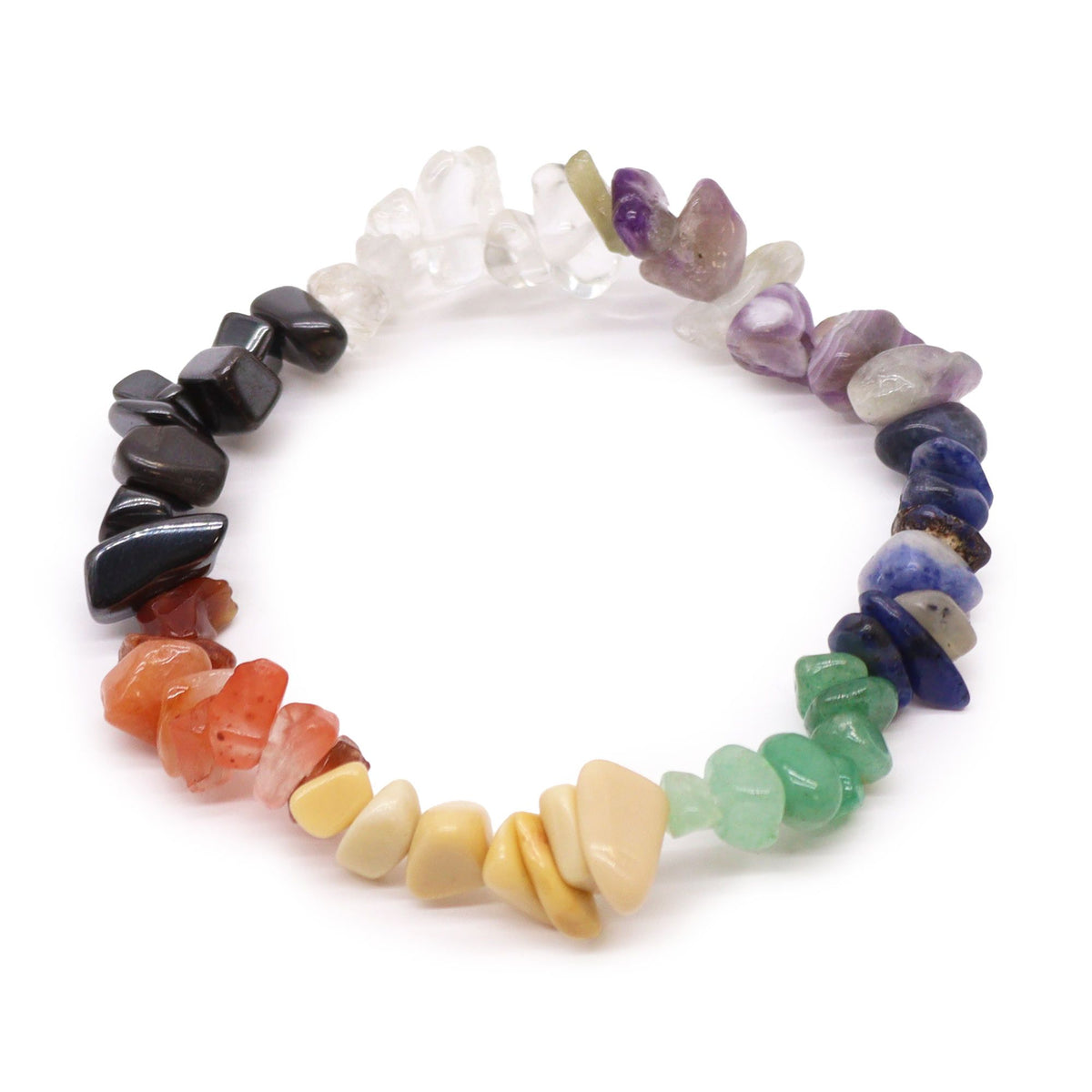 Armband mit Chakra-Steinen