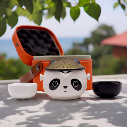 Kung Fu Panda Reise-Teeset – Teekanne und zwei Tassen