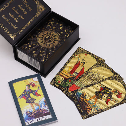 Tarot mit Goldfolie – Let the Magic Begin – Geschenkbox
