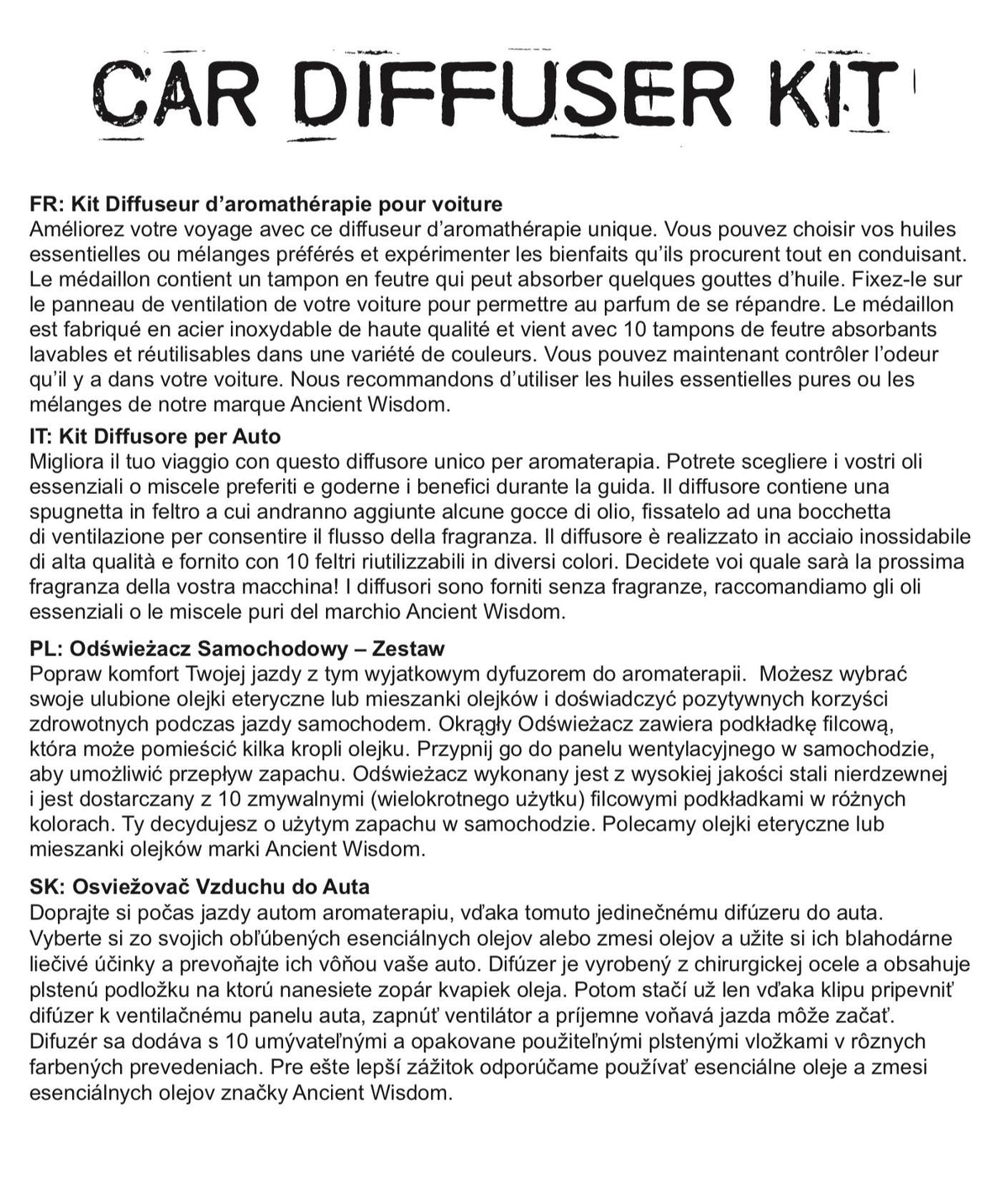 Auto-Diffusor – Lotus Buddha – 30 mm