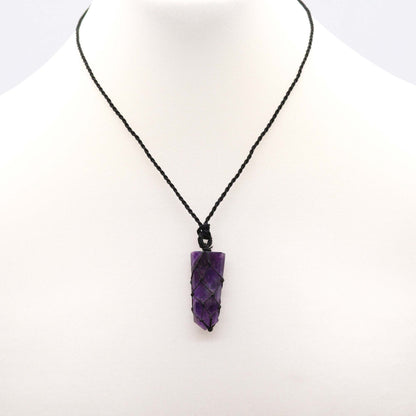 Anhänger – flache Spitze aus Amethyst