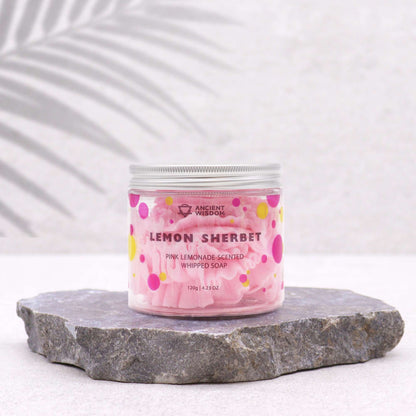 Schlagsahneseife mit rosa Limonade, 120 g