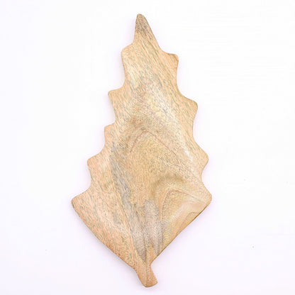 Emaillierte Schale in Blattform – 33 x 17 cm
