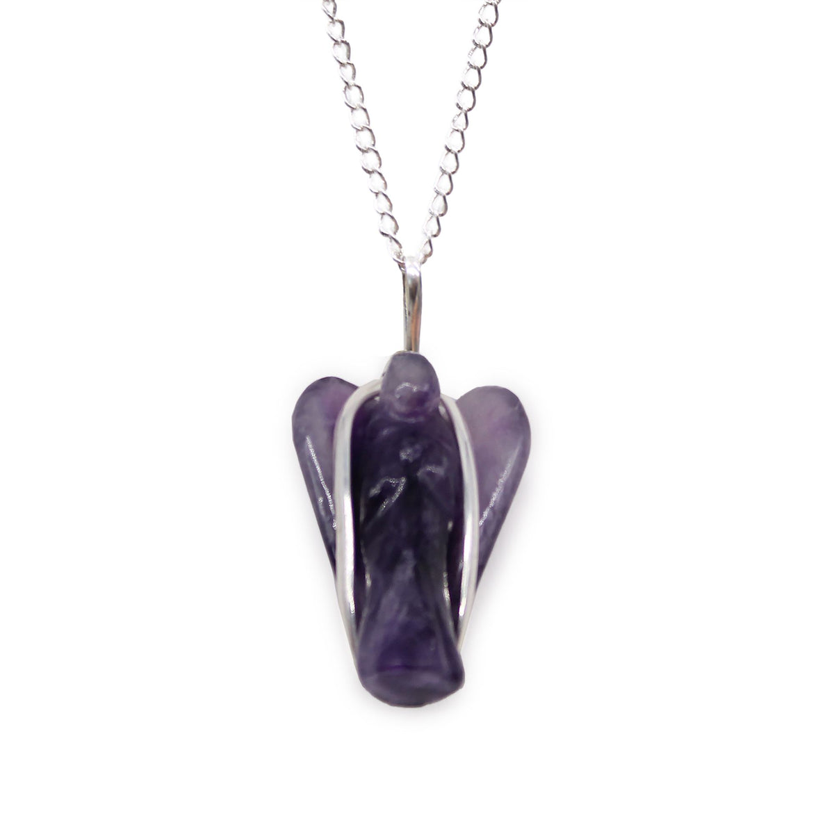 Schutzengel-Anhänger – Amethyst