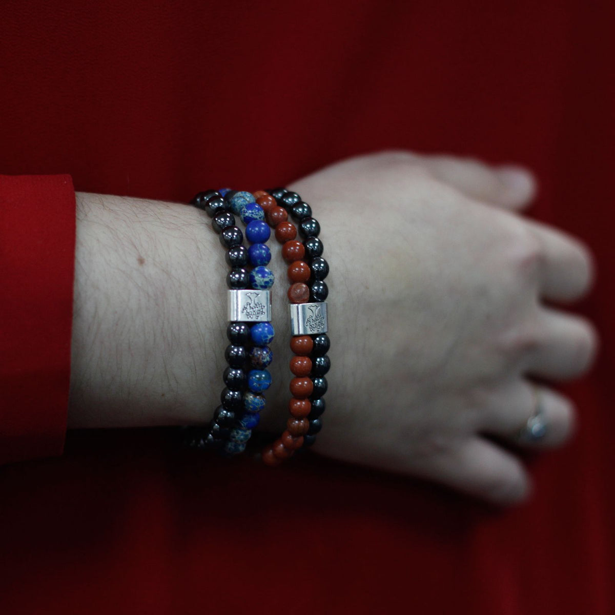 Magnetisches Edelsteinarmband – Sodalith