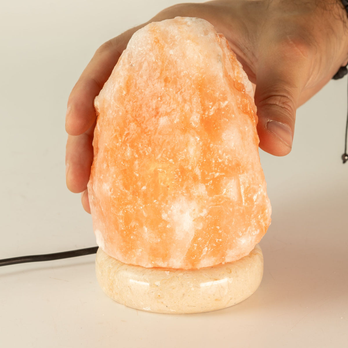 USB-Salzlampe, 11,5 cm – farbiges Licht