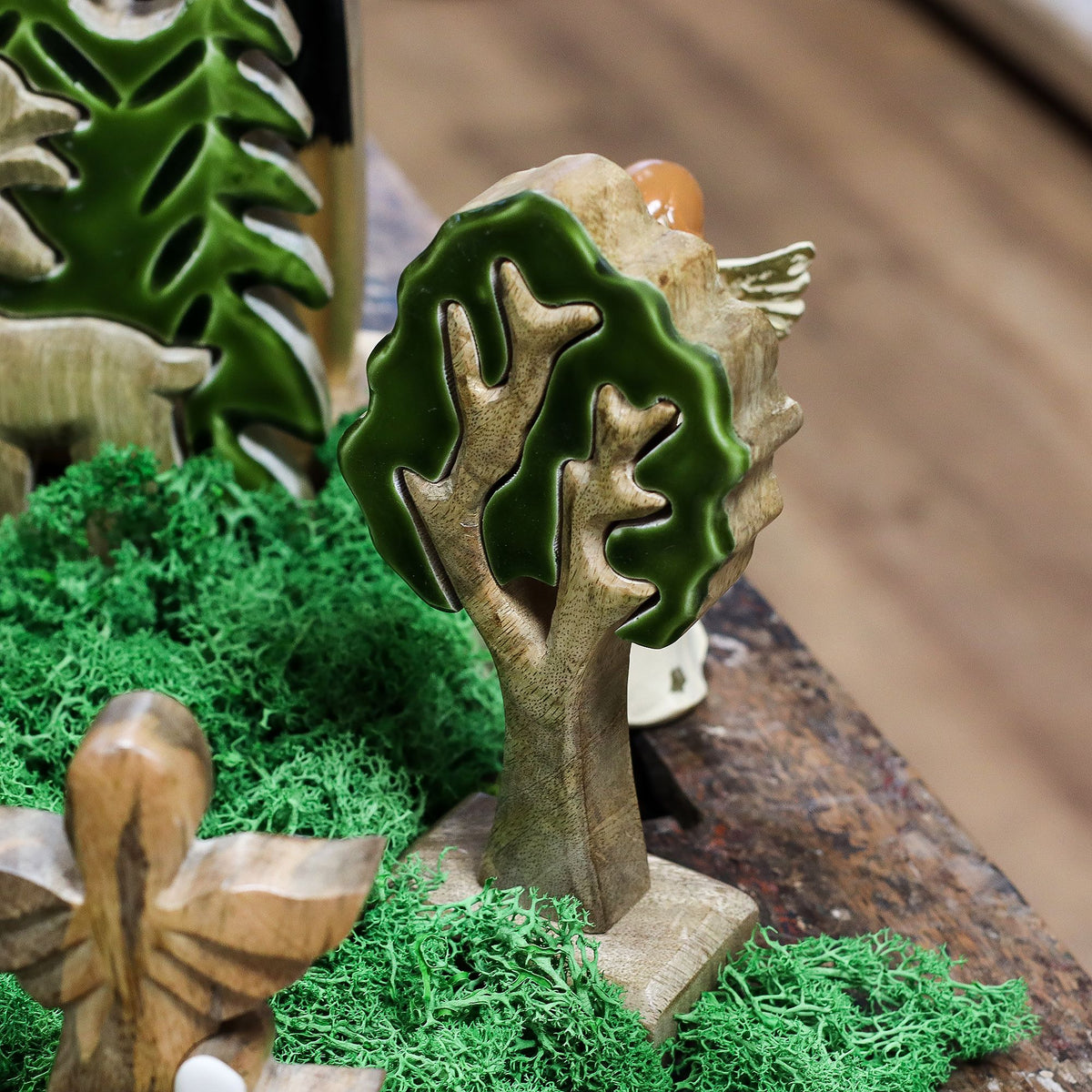 3D-Baum – Holzdekoration 20 x 10 cm