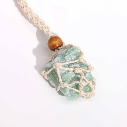 Mineral-Anhängerkordel, 45 cm – Naturfarben