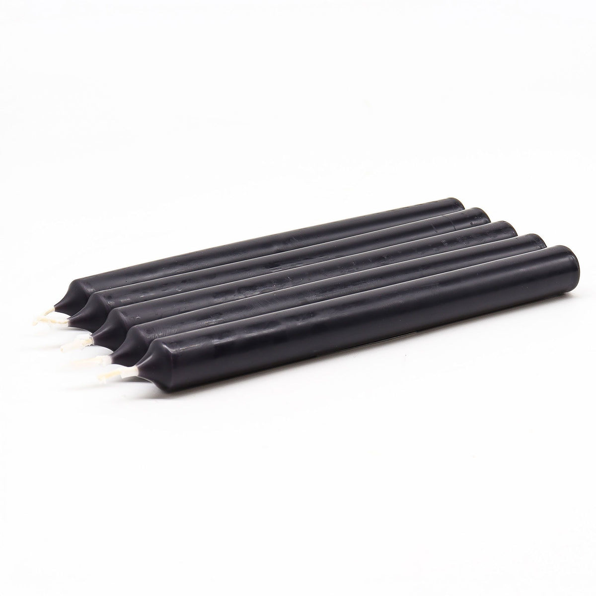 Schwarze Tischkerzen (100 Stück)