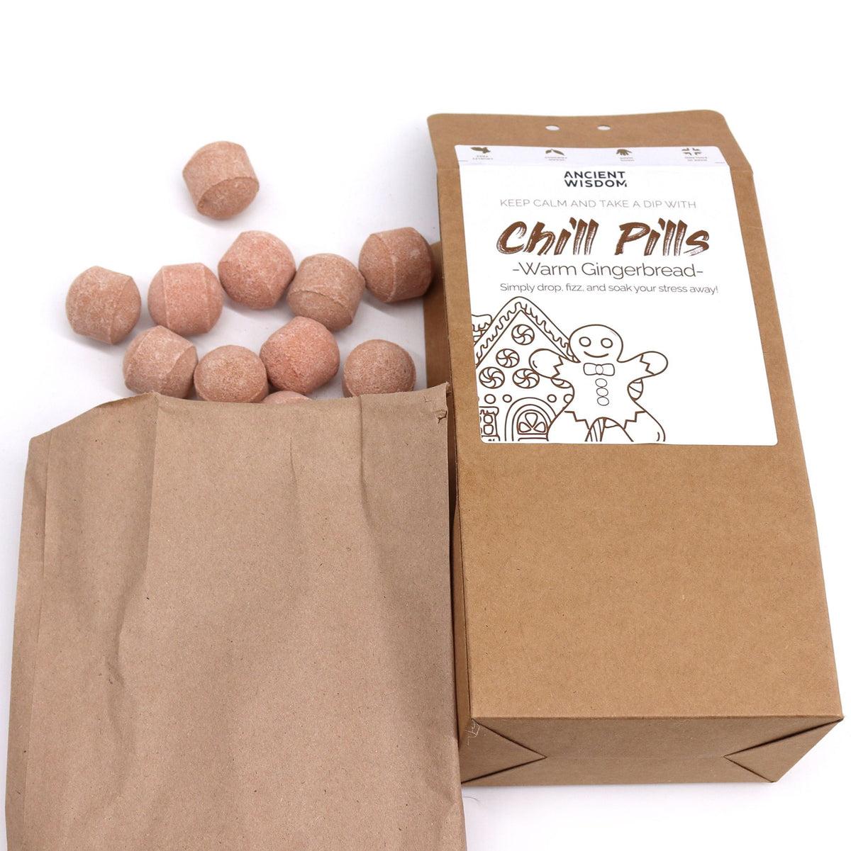 Chill Pills Geschenkpackung 350 g – Warmer Lebkuchen