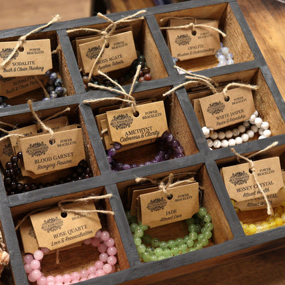 Kraftarmband – Weißer Jaspis