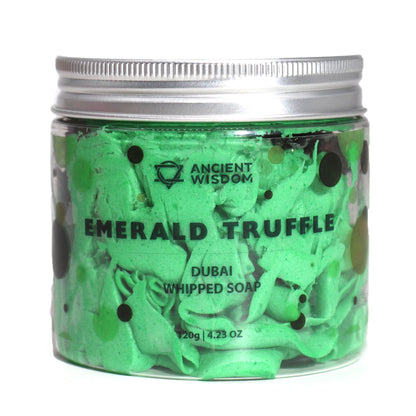 Dubai Whipped Cream Soap – Emerald Truffle 120 g