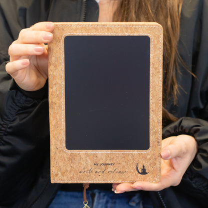 A5-Notizbuch für Ihre Gedanken mit LCD-Display – Schwarz