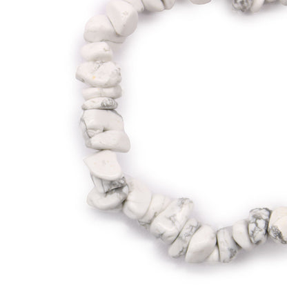 Armband mit weißem Jaspissplittern