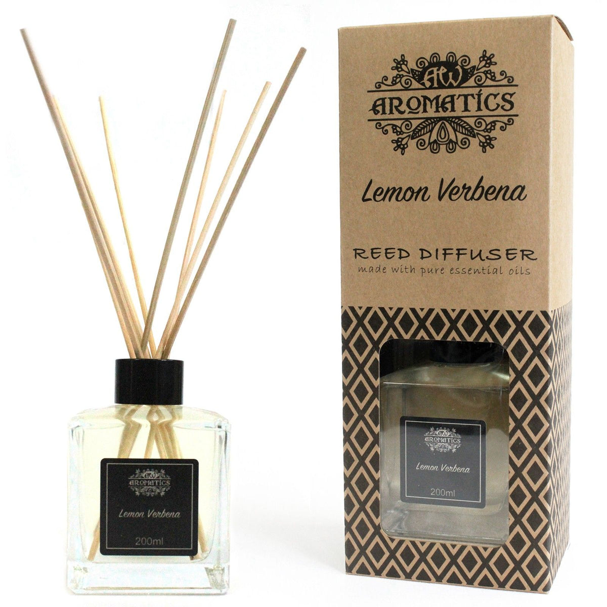 Aroma-Diffusor mit ätherischem Öl Zitronenverbene, 200 ml