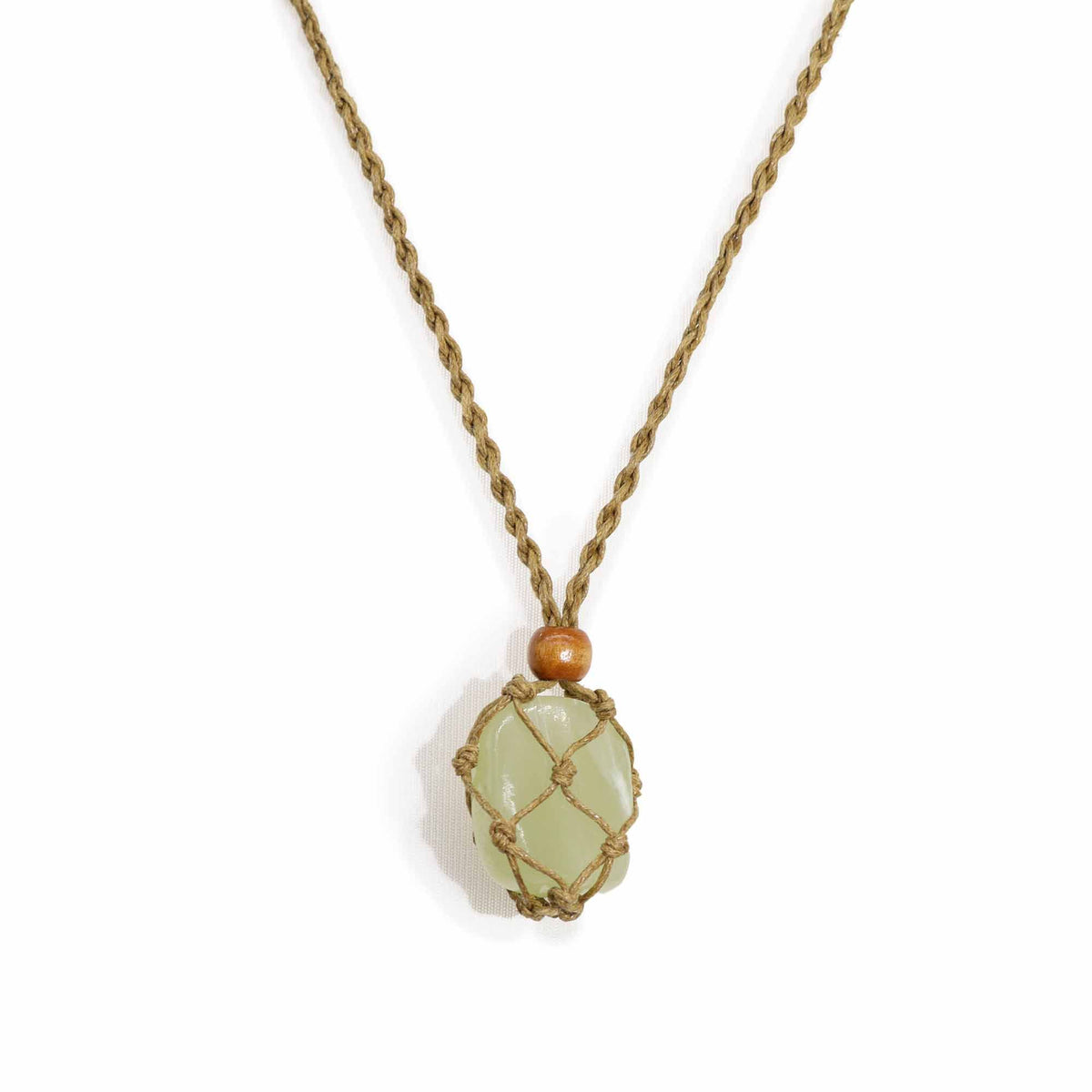Mineral-Anhängerkordel, 45 cm – Sandfarben