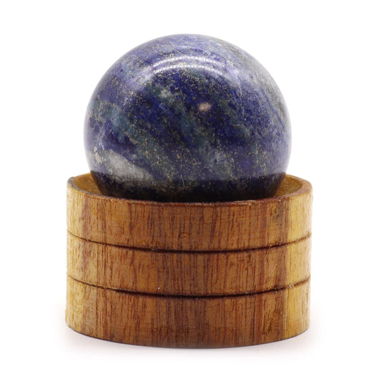 Mineralkugel mit Ständer – Lapislazuli, 40 mm