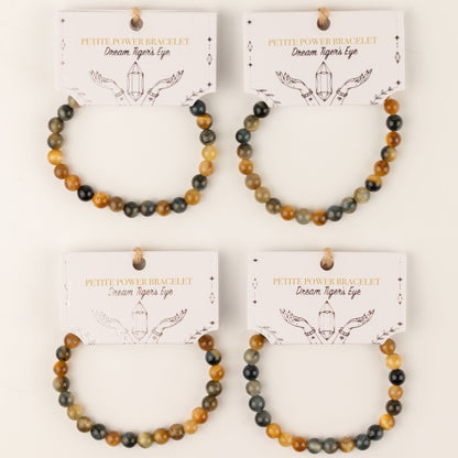 Zartes Mineralarmband Petite – Tigerauge Dream