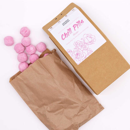 Chill Pills Badeschaum-Geschenkset – Rose, 350 g