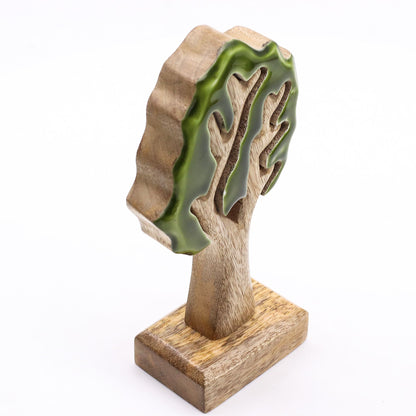 3D-Baum – Holzdekoration 20 x 10 cm