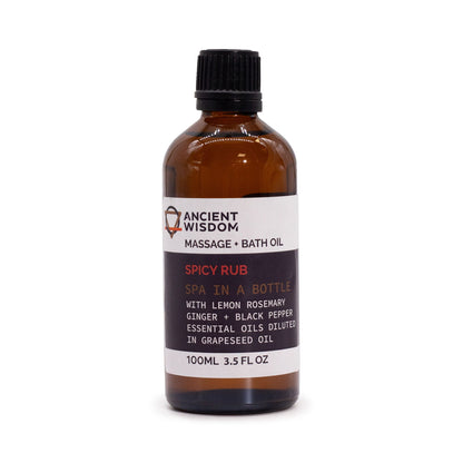 Würziges Massageöl – 100 ml