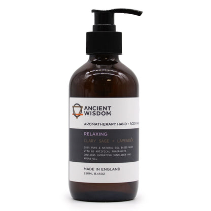 Muskatellersalbei & Lavendel – Hand- und Körperwaschgel 250 ml