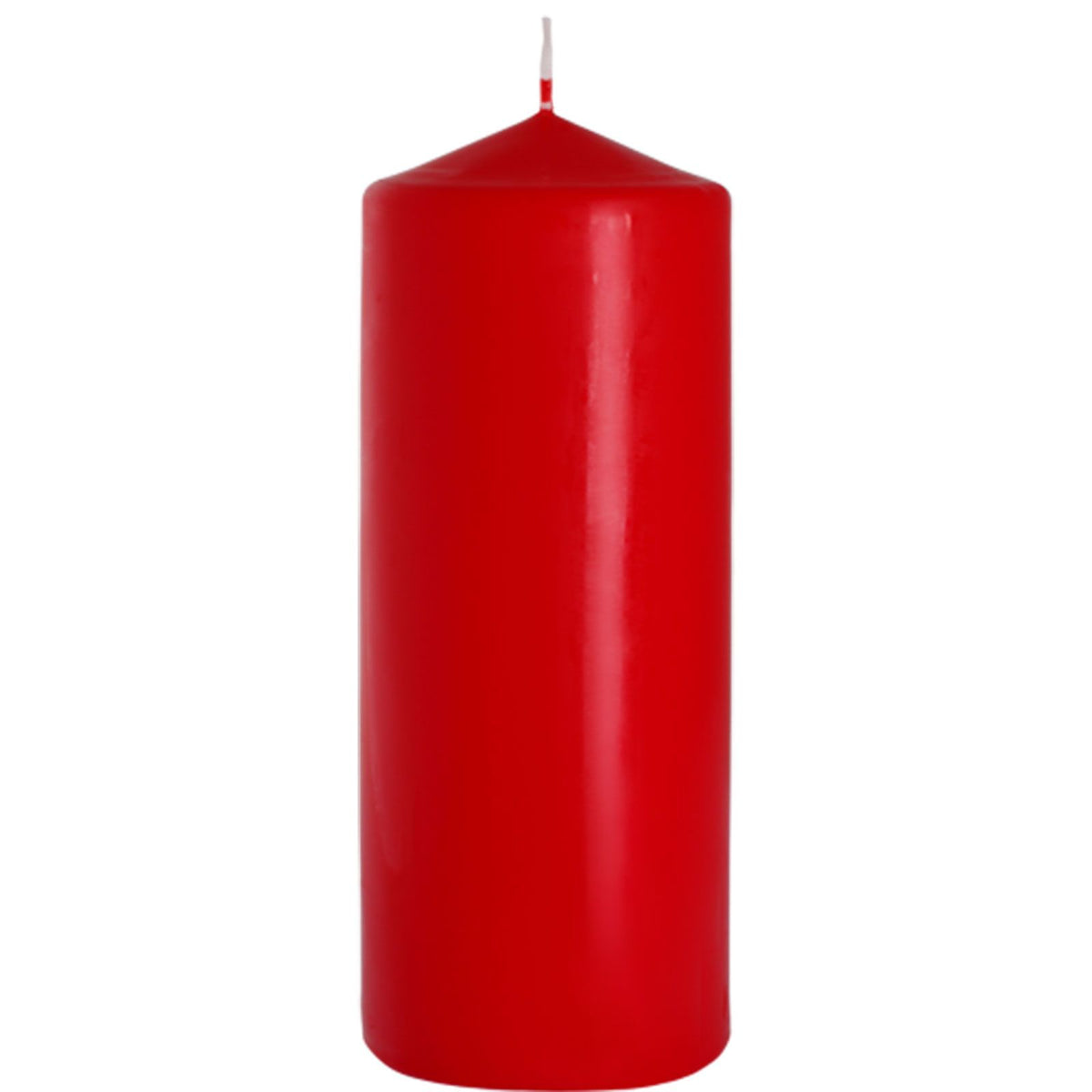 Kerze 80 × 200 mm – rot