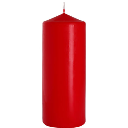 Kerze 80 × 200 mm – rot