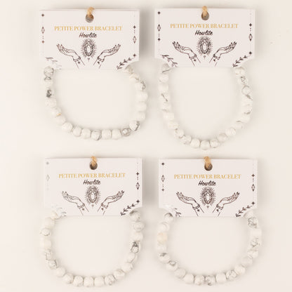 Zartes Mineralarmband Petite – Howlith