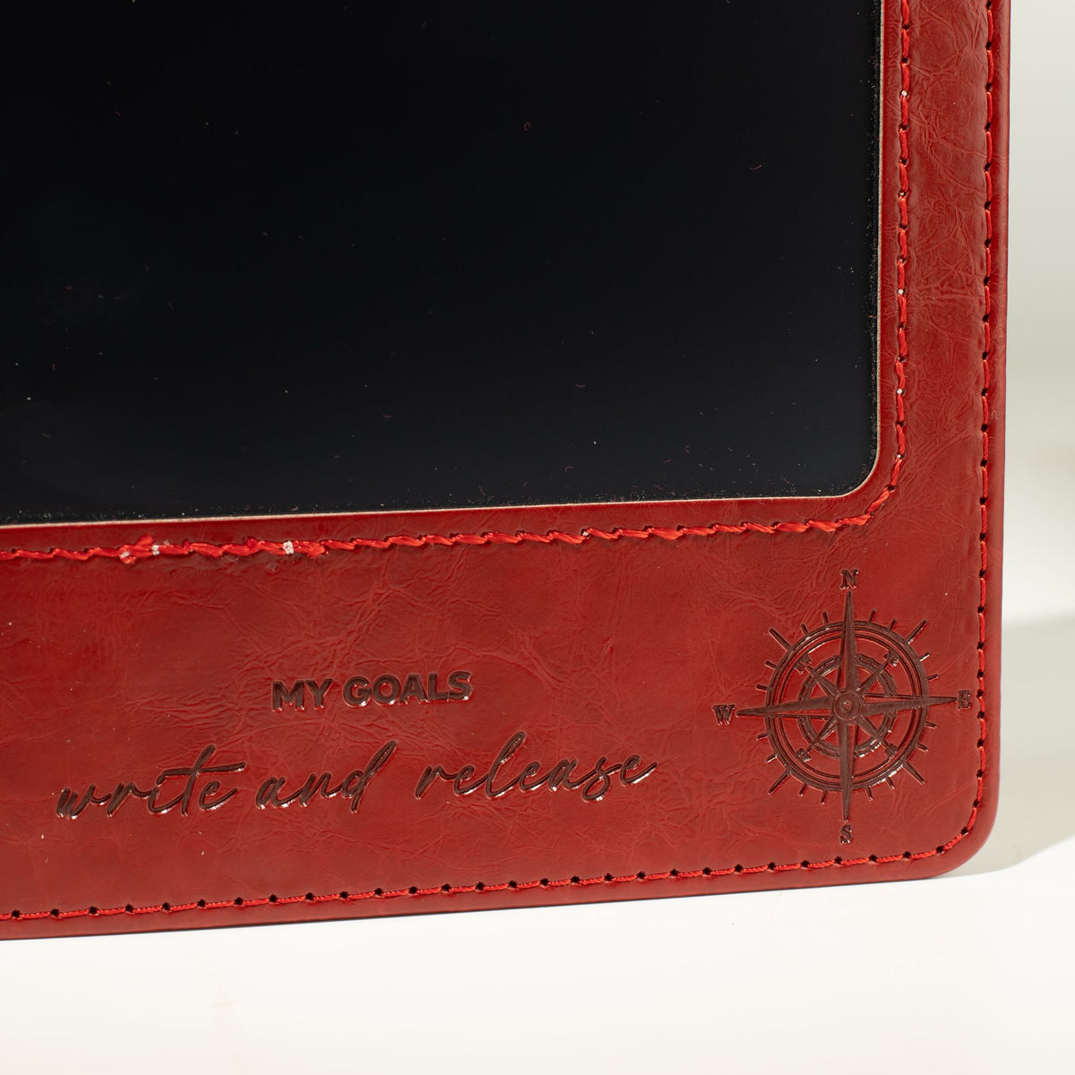 A5-Notizbuch mit LCD-Panel – Rot.