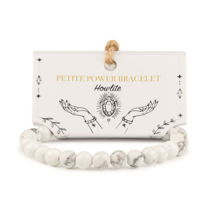 Zartes Mineralarmband Petite – Howlith