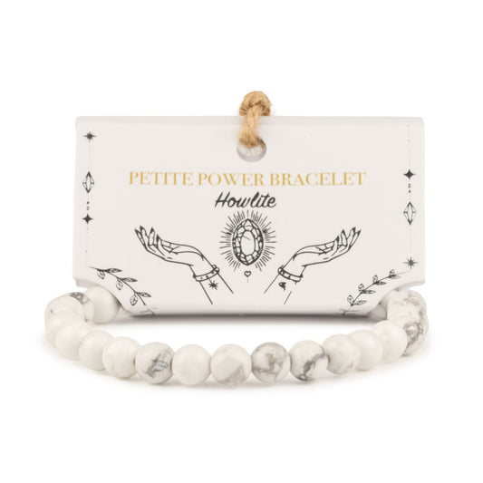 Zartes Mineralarmband Petite – Howlith