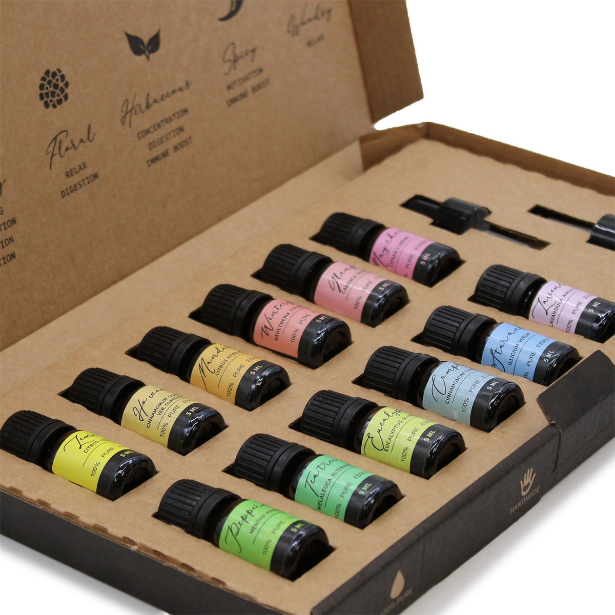 Aromatherapie-Starterset mit ätherischen Ölen