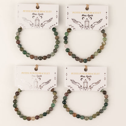 Zartes Mineralarmband Petite – Moosachat