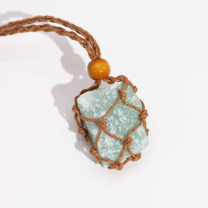 Mineral-Anhängerkordel, 45 cm – Braun