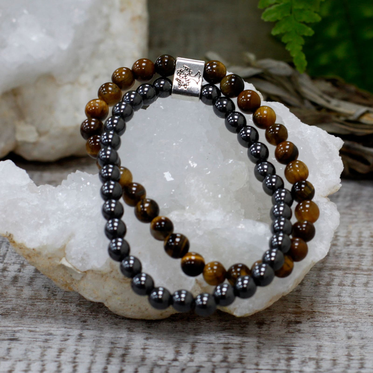 Magnetisches Edelsteinarmband – Tigerauge