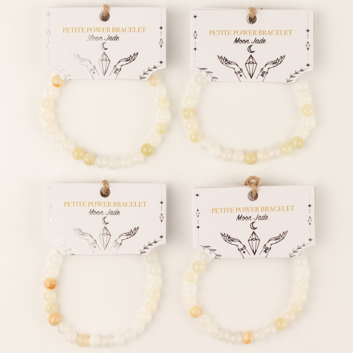 Zartes Mineralarmband Petite – Mondjade