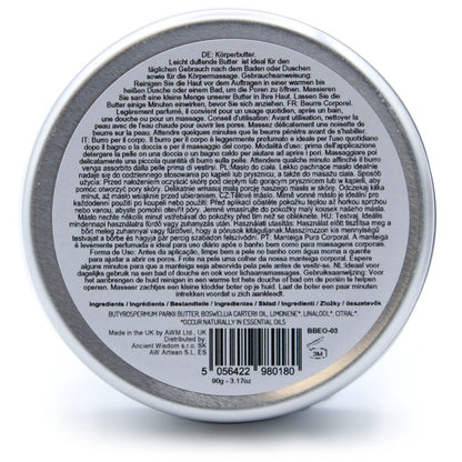 Aromatherapie Shea Körperbutter 90 g – Weihrauch