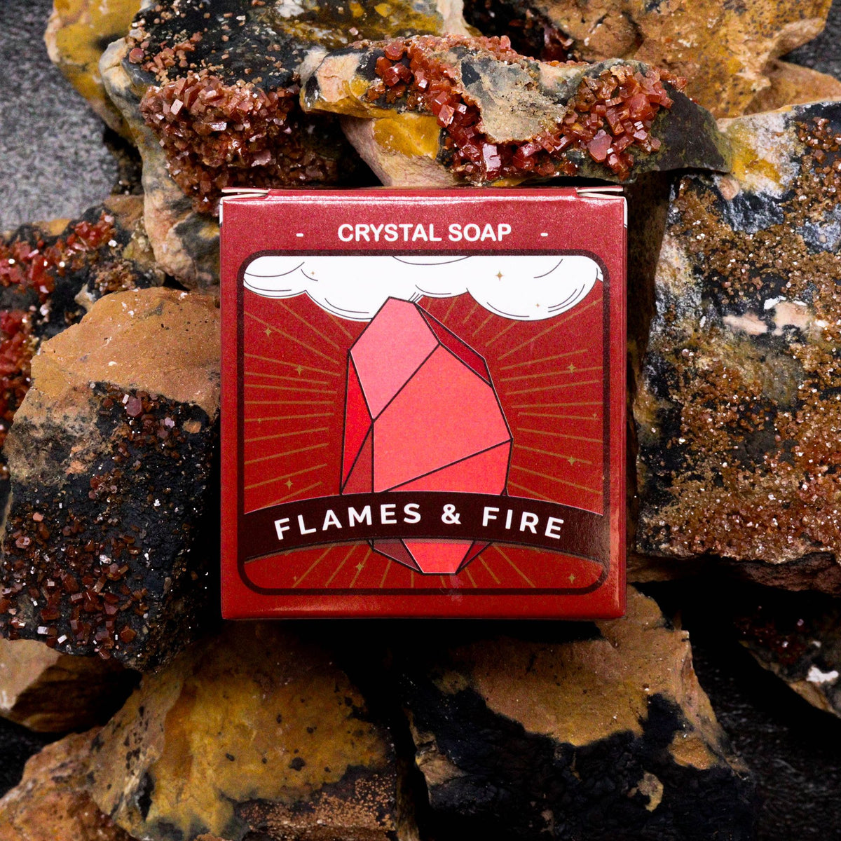 Element-Mineralseife – Feuer