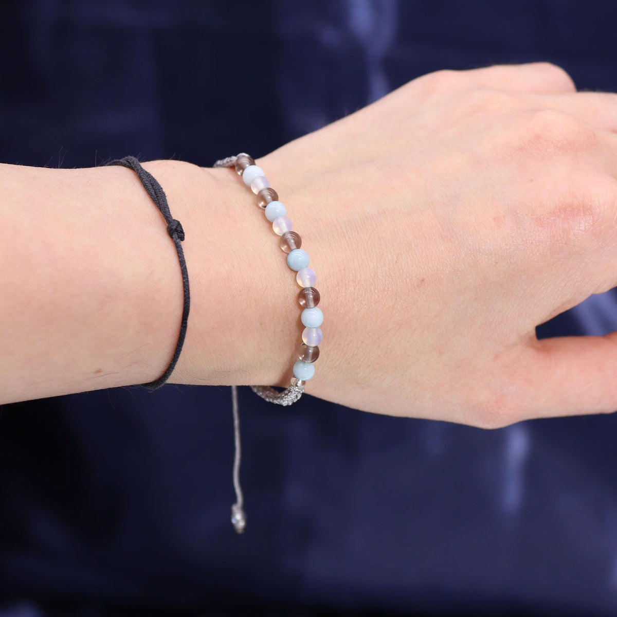 Sternzeichen-Kristallkerze mit Edelsteinarmband und Kartenlegung – Krebs