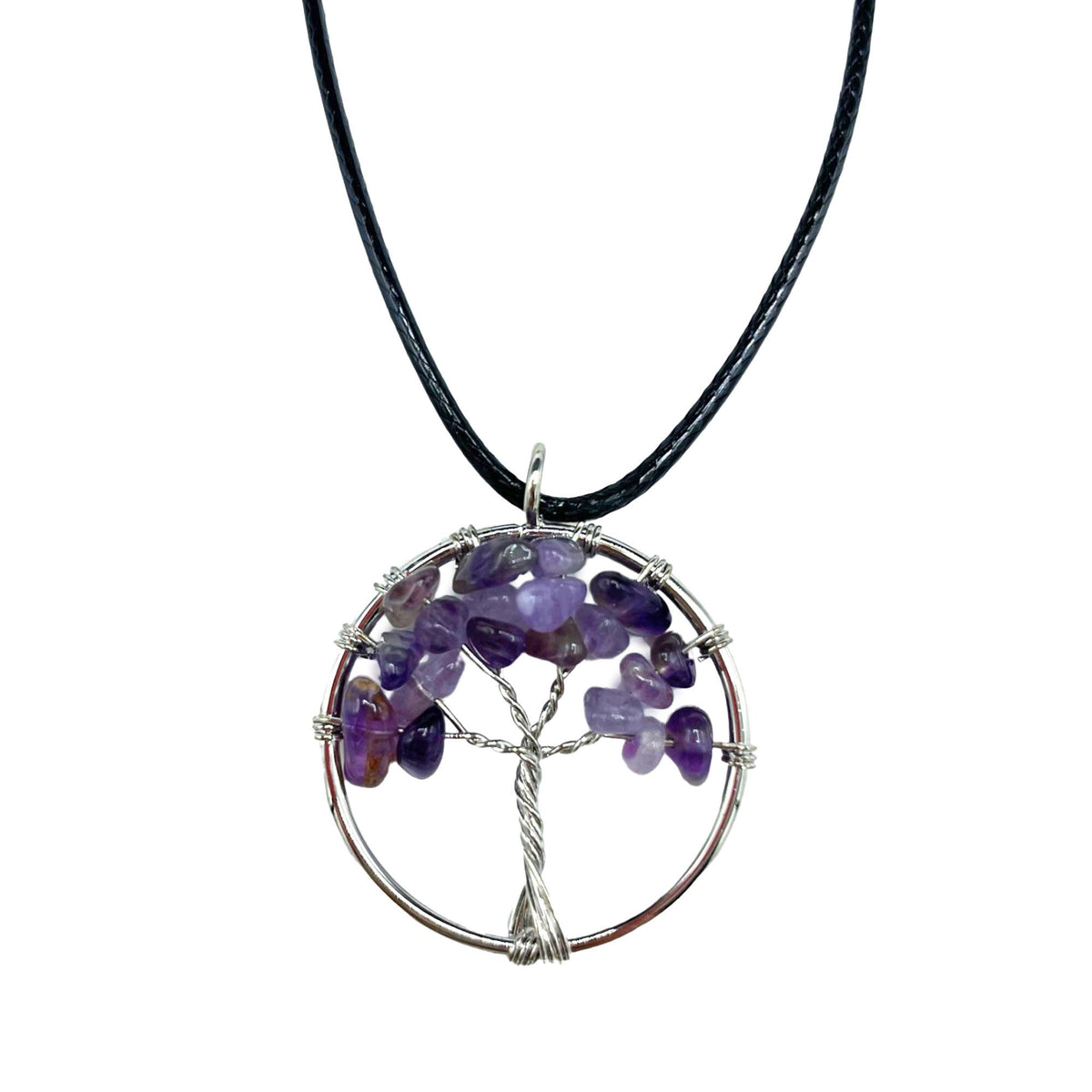 Lebensbaum-Anhänger – Amethyst