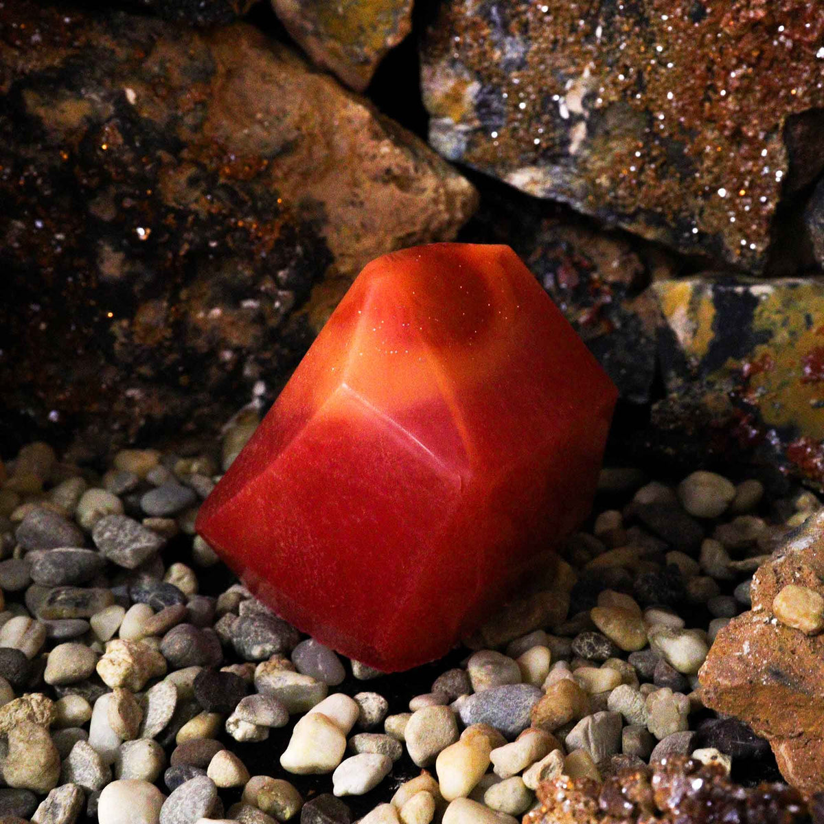 Element-Mineralseife – Feuer