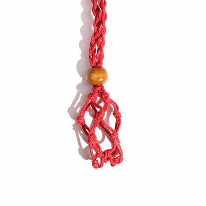 Mineral-Anhängerkordel, 45 cm – Rot
