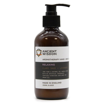 Hand- und Körperlotion – Muskatellersalbei und Lavendel, 250 ml